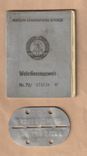NVA Wehrdienstausweis mit
