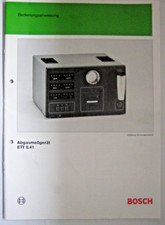 BOSCH BEDIENUNGSANLEITUNG