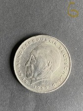Münze 2 DM K. Adenauer 1969 G