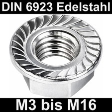 Sperrzahnmuttern Edelstahl A2