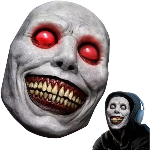 Gruselige halloween maske mit - gruselige,