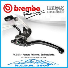 Brembo Set Pumpe Kupplung Radial Rcs 17 + Tank Öl Und Halterung Klemm Halter