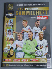 Teamsticker Sammelheft Sammelalbum Ferrero EM 2020 Duplo, Kinder Kicker NEU !!