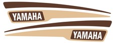 Tankdekor Yamaha zB. SR500 KEDO Edition 2012 braun/beige Fuel Tank Decal