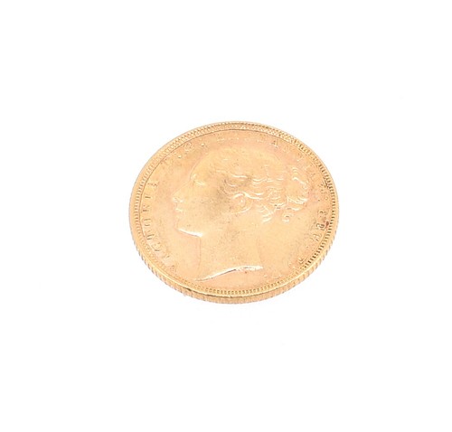 1872 gold sovereign queen - 1872,