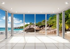 Meer Landschaft Natur Fenster