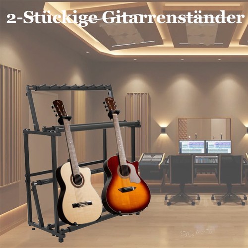 Stöckiger gitarrenständer - 2-stöckiger,