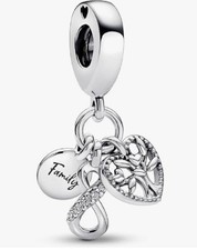 Charm Herz Anhänger " Family