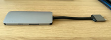 SATECHI USB-C Dual Multimedia Adapter MacBook Pro/Air - 2HDMI USB SD LAN PD 60W
