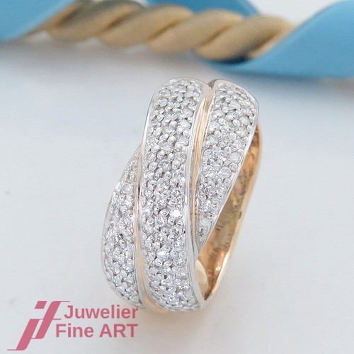 Brillant ring breit mit - -breit-,