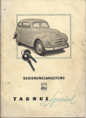 Ford taunus spezial 1950 - taunus,