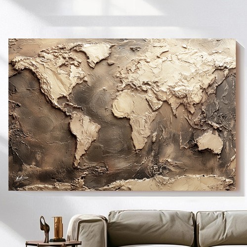 Leinwand bilder xxl weltkarte - leinwand,