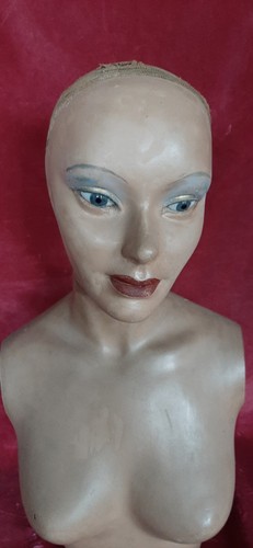 Vintage schaufensterpuppe kopf - schaufensterpuppe,