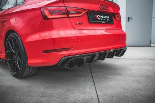 Cup diffusor schwarz für audi - diffusor,