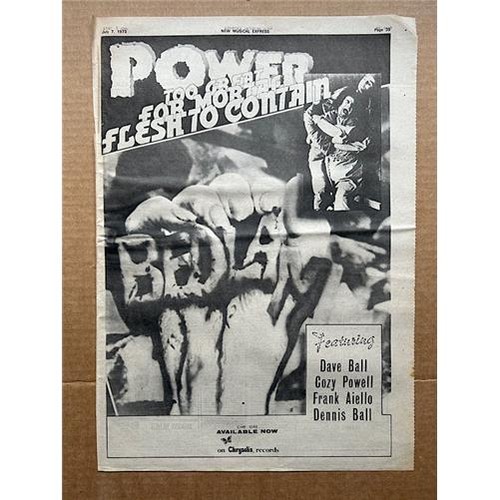 Cozy powell bedlam - bedlam, poster