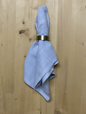 10er Set Leinenservietten Stoffservietten 50 x 50cm Delfingrau Leinen Servietten