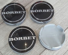 Borbet Nabenkappen Felgendeckel Nabenkappe Center Cap Schwarz Glänzend ORIGINAL