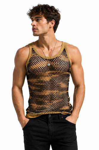 Herren camouflage string mesh - herren,