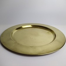 Messingteller 30 cm Vintage Teller Messing ca. 440 gramm
