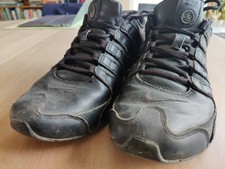 nike air max shox schwarz Leder abgerockt !!! Sammler !!!