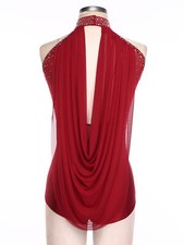 DE Damen Tanztrikot Ärmellos