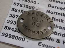 WW2 Reliquie Erkennungsmarke