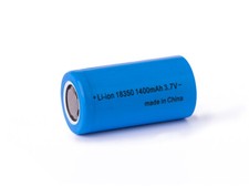 18350 - 1400mAh 3,6V - 3,7V