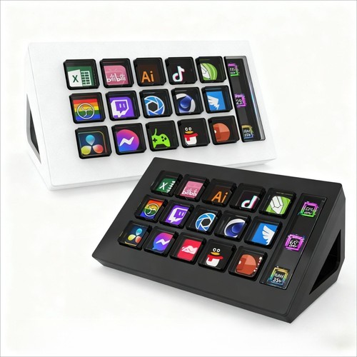 Tasten lcd stream - 15-tasten, dock