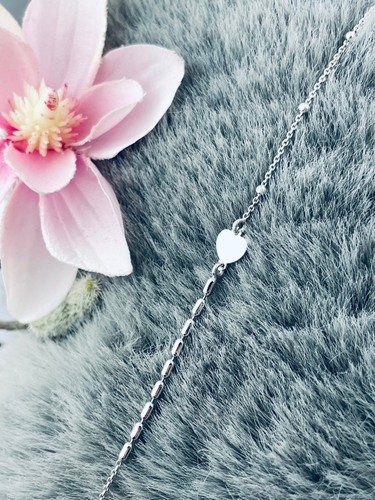 Herz 925 silber mit - silber, kugel