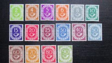 BRD Posthorn Mi.Nr. 123-138 *