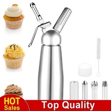 Profi Soßen Sahnespender Schlagsahnebereiter Sahnesiphon Cremes Edelstahl