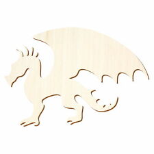 Holz Drache - 3-50cm Breite - Basteln Deko 