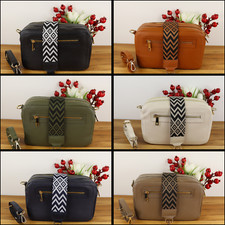 Bauchtasche Leder Damen Gold