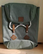 Rucksack Helles Grün,  Textil,  für Uni und Schule 