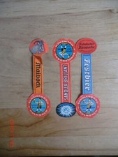 3 alte  Etiketten Bier-Etikett