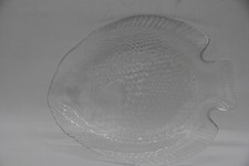 Glas Fischteller Fischplatte