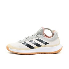 adidas Damen H69208 Sportschuhe Weiß Grau Schwarz Bounce Hallenschuhe EU 38