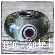 ??? TROLLBEAD Augenbread Grau Schwarz ???