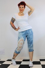 Retro Sommerhose aus Jeans mit