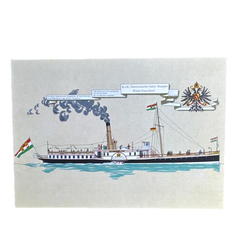 Postkarte schiff dampfer - postkarte,