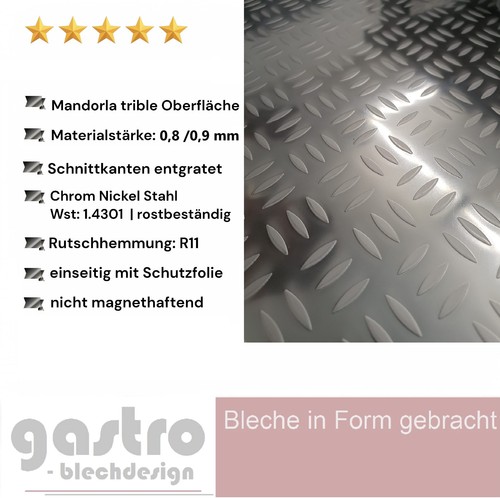 Edelstahl blech k240 - edelstahl,