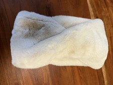 Webpelzschal von hallhuber, beige, superwärmend