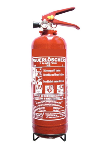 Feuerlöscher pulver 2kg auto - feuerlöscher,