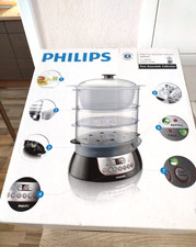 Philips Dampfgarer HD9140 9 L 900 W + Kochbuch Neuwertig Geschenkidee