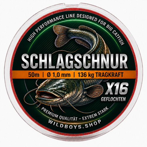 Schlagschnur wels 0mm x - schlagschnur, 16-x