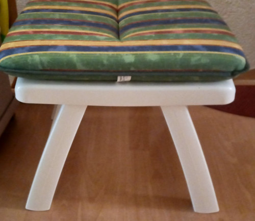 Kettler hocker roma weiß und - weiß,