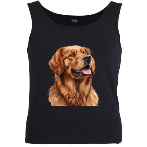 Tank top golden retriever - tank,