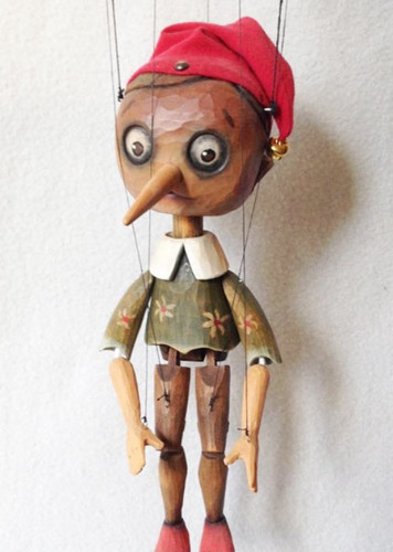 Czech folk art marionette - czech,