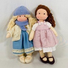 Set of 2 Plush Waldorf Dolls