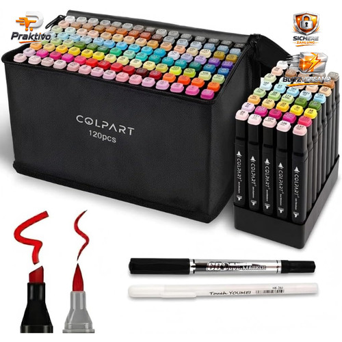 Marker set 120 farben - marker,
